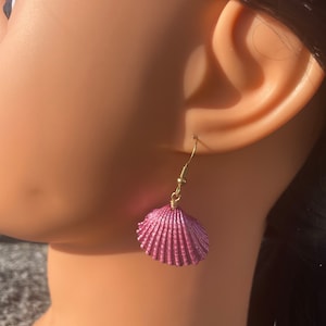 Seashell earrings, shell earrings, beach earrings, seashell jewelry, seashell accessories,summer earrings,mermaid jewelry, mermaid earrings