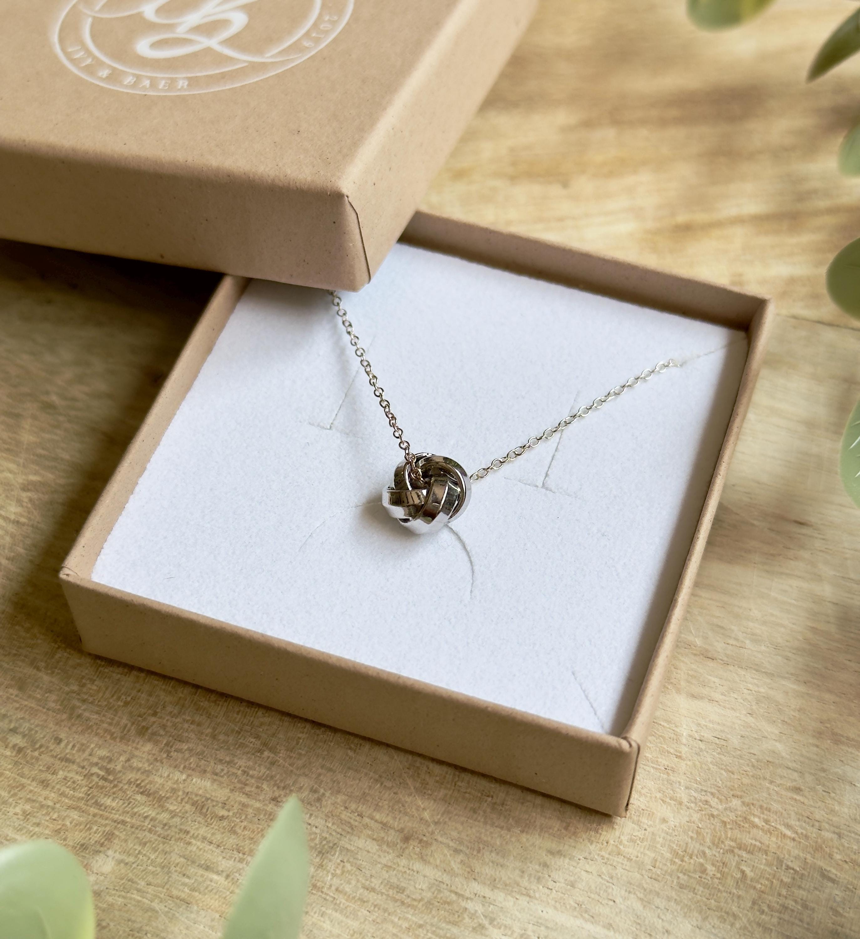 Pendentif Connecteur Nœud Coréen 24.5mm Métal Bronze