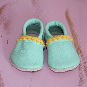 Lauflernschuhe, Lederpuschen, Babyschuhe Bild 1