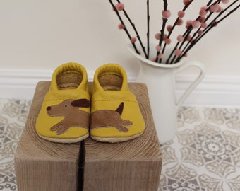 First walkers, leather slippers, baby shoes