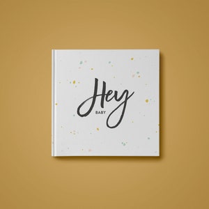 Baby diary, baby book, baby album, memory book // HEY BABY image 1