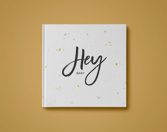 Journal bébé, livre bébé, album bébé, livre mémoire // HEY BABY