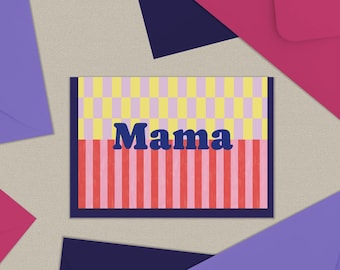 Greeting card for Mom / Mother's Day / Thank you card / Birthday card / Thank you card / for the birth