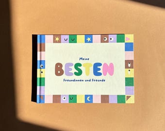 Libro de la amistad Mis mejores amigos / Jardín de infancia / Escuela primaria