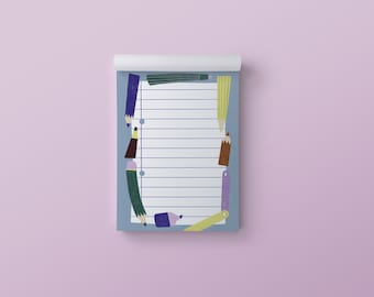 Notepad DIN A5 school enrollment / pens / notes