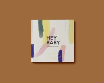Journal de bébé Hey Baby Welcome, livre de bébé, album de bébé, livre de souvenirs