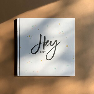 Baby diary, baby book, baby album, memory book // HEY BABY image 2