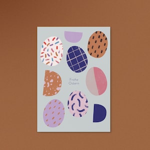 Postkarte Frohe Ostern / Grusskarte / Karte
