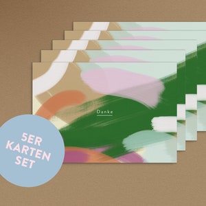 Postkarte Danke / Grusskarte / Karte / Dankeskarte / Danksagung