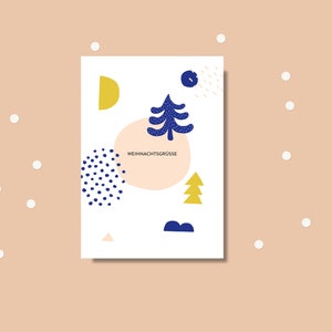 Weihnachtskarte, Frohe Weihnachten, Postkarte, Grußkarte, Weihnachten, Weihnachtsgrüsse