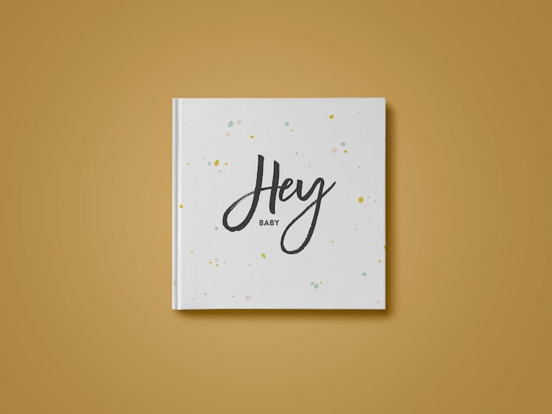 Baby diary, baby book, baby album, memory book // HEY BABY image 1