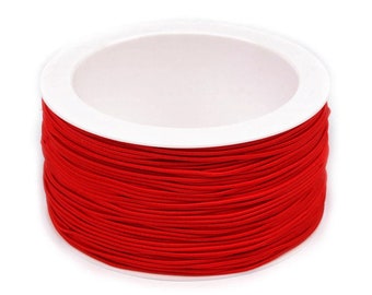 Gummiband Gummikordel 1, 2 mm rot 10 m