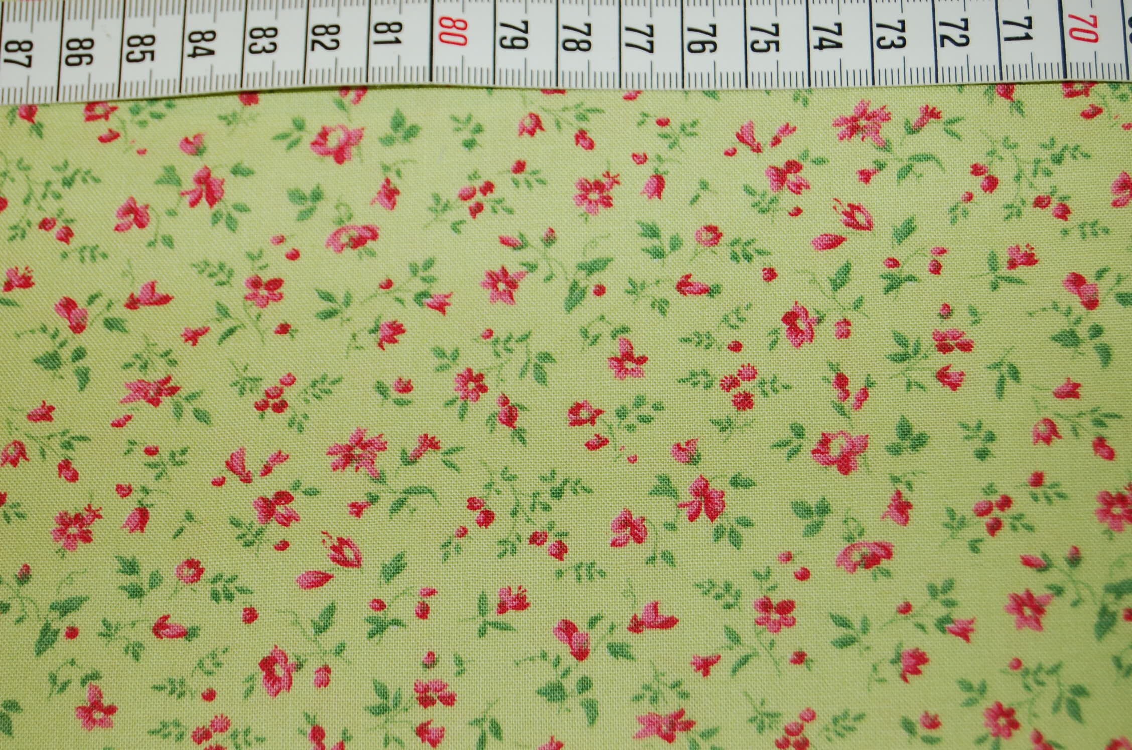 Westphalia Fabrics Wales Green Floral Pattern 0.5 M Etsy UK