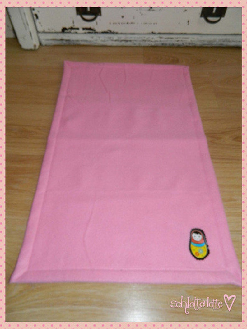 Changing mat, diaper mat, Oilcloth Fleece image 2