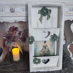 rangement magique pour magazines, porte-revues ballerine sweet brocante shabby chic ballet image 2