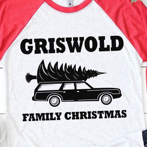 Griswold Family Christmas - digital quote and wagon queen truckster SVG, EPS, DXF, png, jpg for Silhouette and Cricut, winter shirts decor