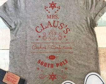 Mrs. Claus's Cookies - afdrukbare bestanden SVG, EPS, DXF, png, jpg voor kerst T-shirts, mokken, wanddecoratie, kinderknutselwerk, kaarten maken, plakboek