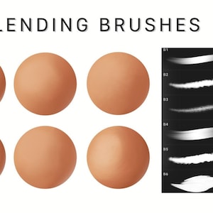 6 Superbes brosses de mélange pour PROCREATE