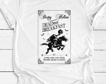 Halloween SVG Cut File | Halloween SVG | Sleepy Hollow svg | Sleepy Hollow Dead & Breakfast svg | Headless Horseman svg | Halloween sign svg