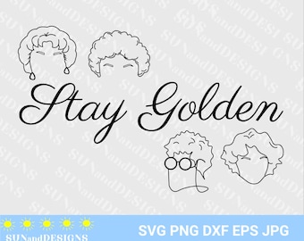 golden girls svg, cut files for cricut, svg, png, dxf