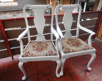 2 Stühle ,Armlehnstuhl Art Deco Shabby Chic