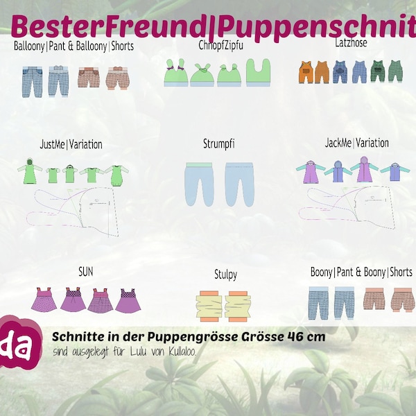 eBook: BesterFreund|Puppenschnitte - SET C