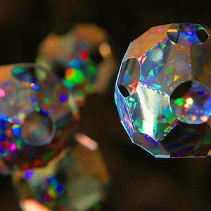 Mobile "Magic Balls" – Disco Balls – Holographic Foil – Light Effect – Reflections – 5 Balls – Light Reflections