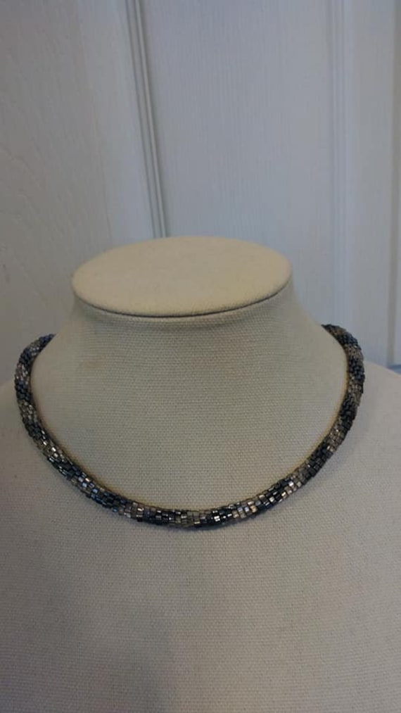 Handmade seed bead necklace