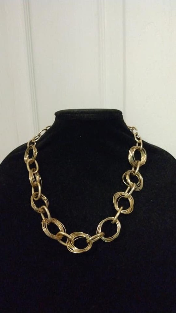 Marlyn Schiff gold-tone curb chain necklace