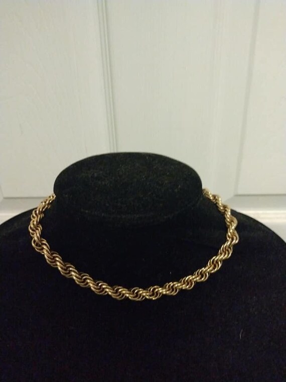 1/20 12k goldfilled rope chain necklace Gem