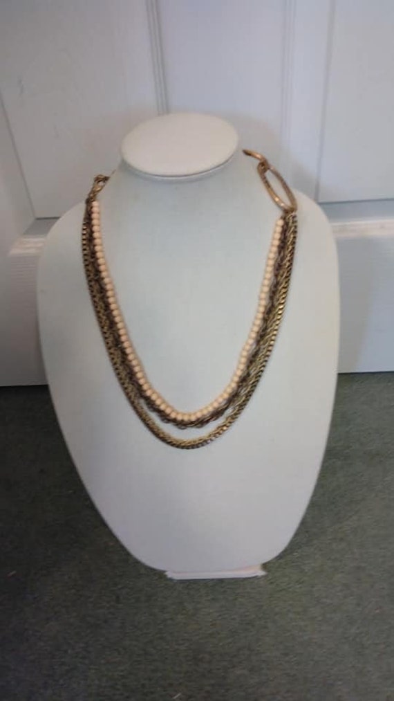 Talbot's multi-strand statement necklace