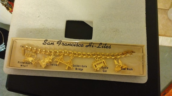 1960s-era San Francisco Hi-Lites gold-tone charm … - image 1