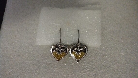 Brighton Heart Lever Back Earrings Etsy
