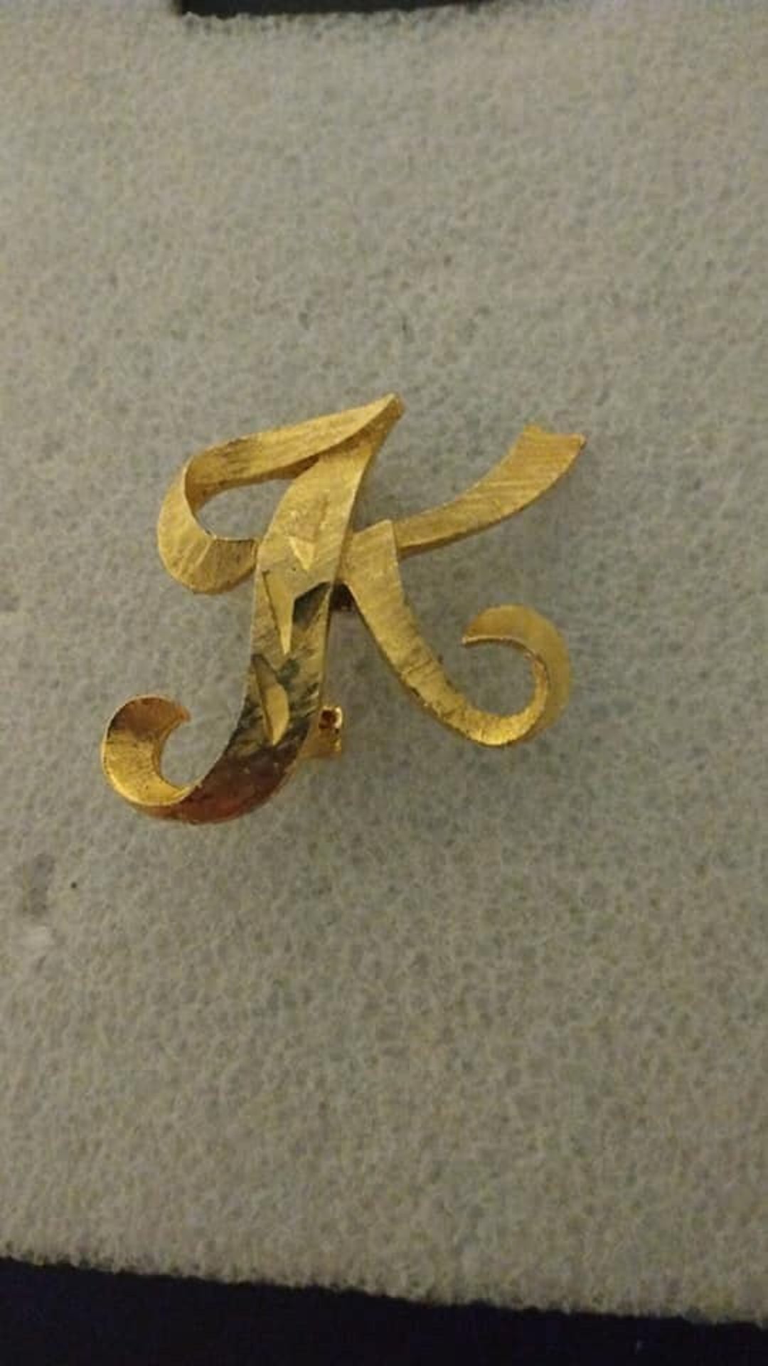 1970s-era Mamselle Gold-tone Letter K Brooch - Etsy