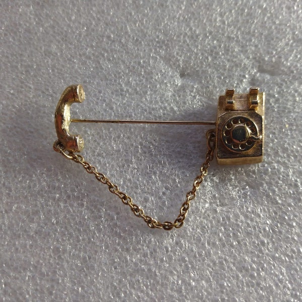 Avon 1981 rotary phone stick pin