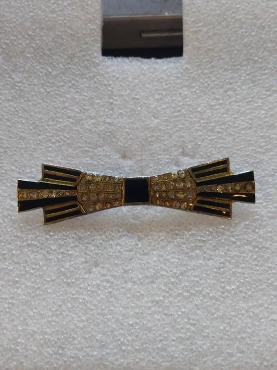 1980s-era Art Deco bar brooch - image 1