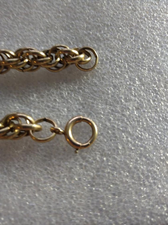 1/20 12k goldfilled rope chain necklace Gem