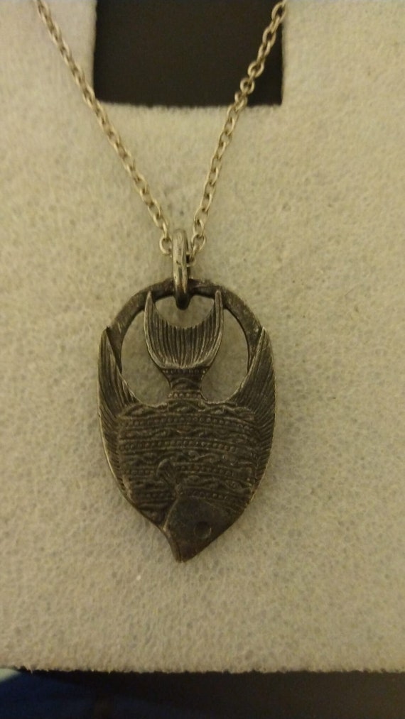 Angelfish pendant necklace