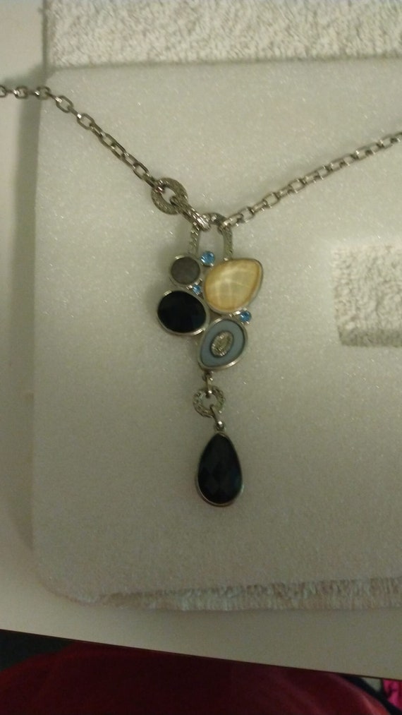 Lia Sophia "Azure" pendant necklace