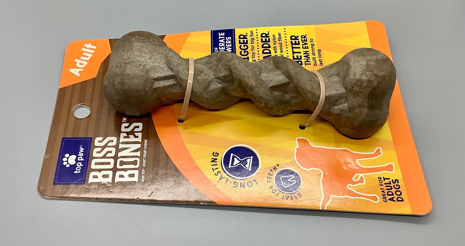 Top Paw Boss Bones Chew Twist Dog Toy Adult Size Moderate Etsy