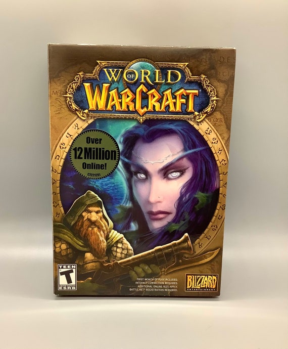 World of Warcraft Cover GAME Case Carton Box and cd NO GAME