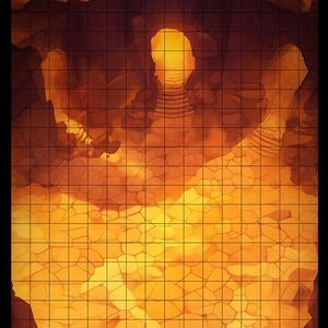 Desert Caverns Battle Map,  DnD Battle Map, D&D, Battlemap, Dungeons and Dragons, 5e, Roll20, Fantasy Grounds, Foundry, VTT, Digital Map