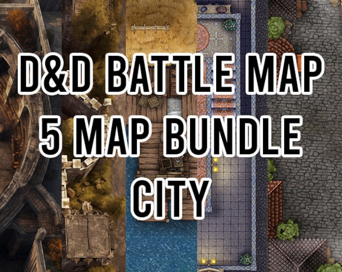 City Gate Battle Map - Dnd Battle Map - D&D - Battlemap - Dungeons and ...
