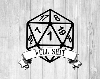 Critical Fail svg, D20 shirt, Natural 1 svg, Critical Roll svg, Dungeons and Dragons svg, DnD Shirt, Dungeons and Dragons shirt, Cricut svg
