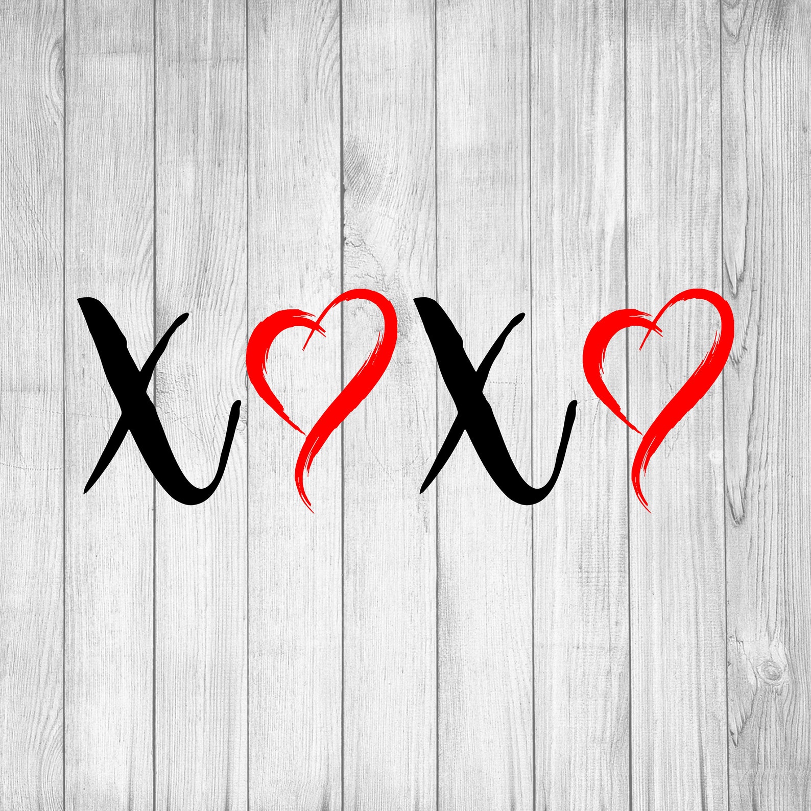 XOXO svg XOXO Drawn Heart svg Valentine's Day svg | Etsy