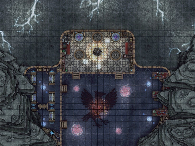 Wizard Study Battle Map Dnd Battle Map D&D Battlemap - Etsy UK