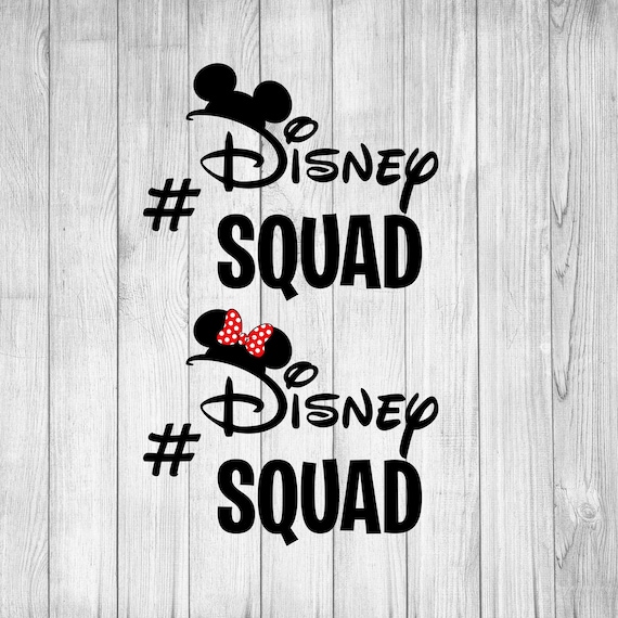 Download Disney Squad Svg Disney Squad Cricut Hashtag Disney Land Etsy
