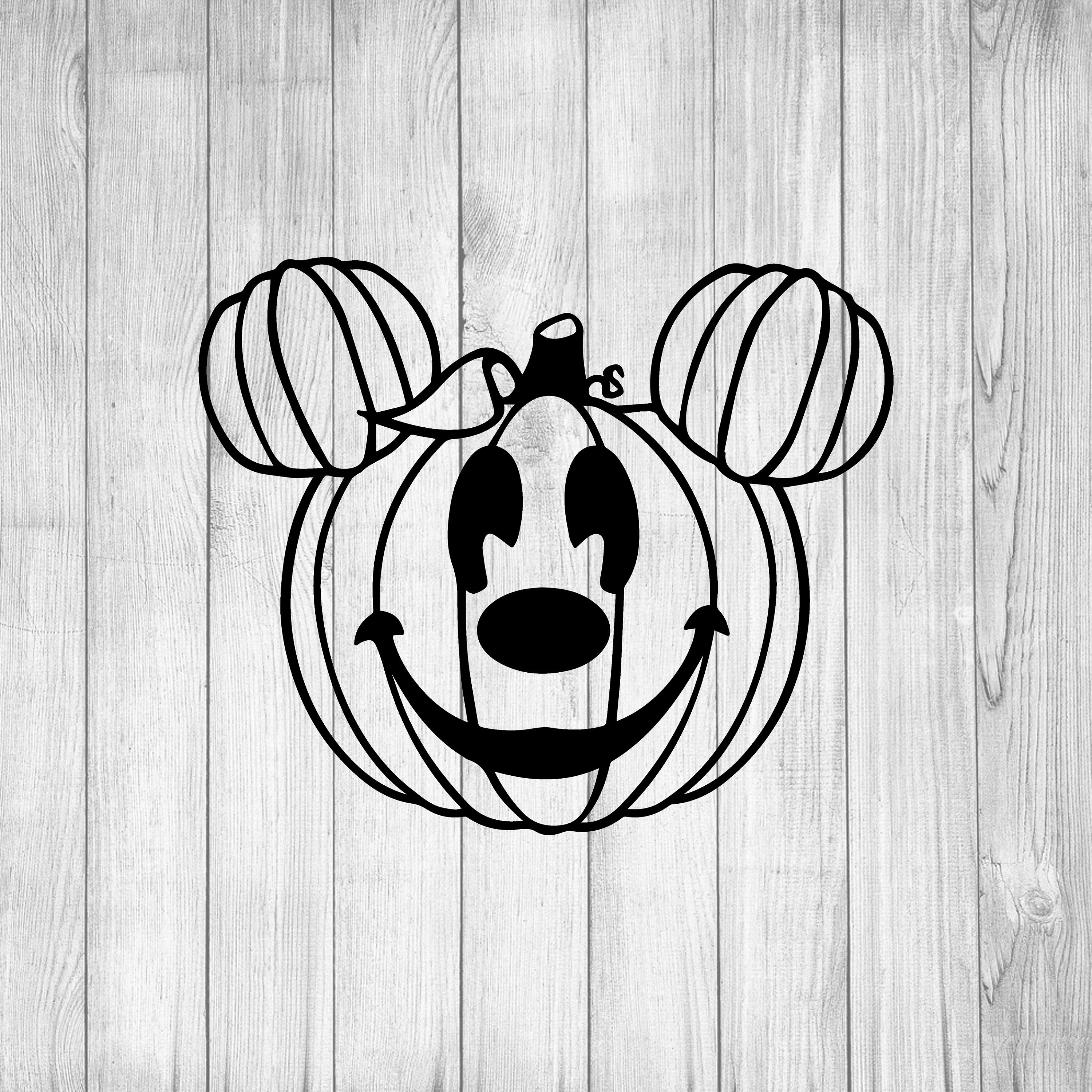 Download Mickey Mouse Pumpkin Disney Halloween Svg