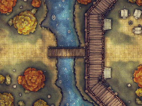 Military Checkpoint Battlemap Dnd Battle Map D&amp;D Battlemap - Etsy UK