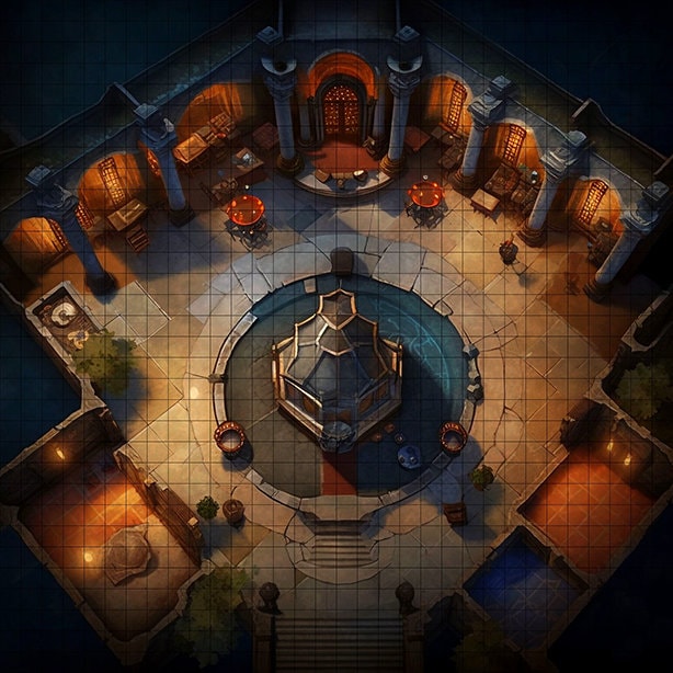 Viewing Room Battle Map Dnd Battle Map D&D Battlemap - Etsy Canada